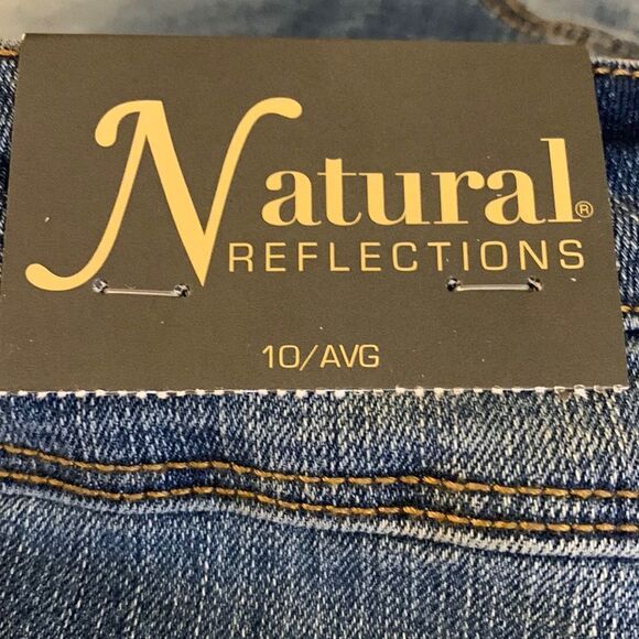Natural Reflections size 10 average NWT denim jeans - Picture 7 of 9